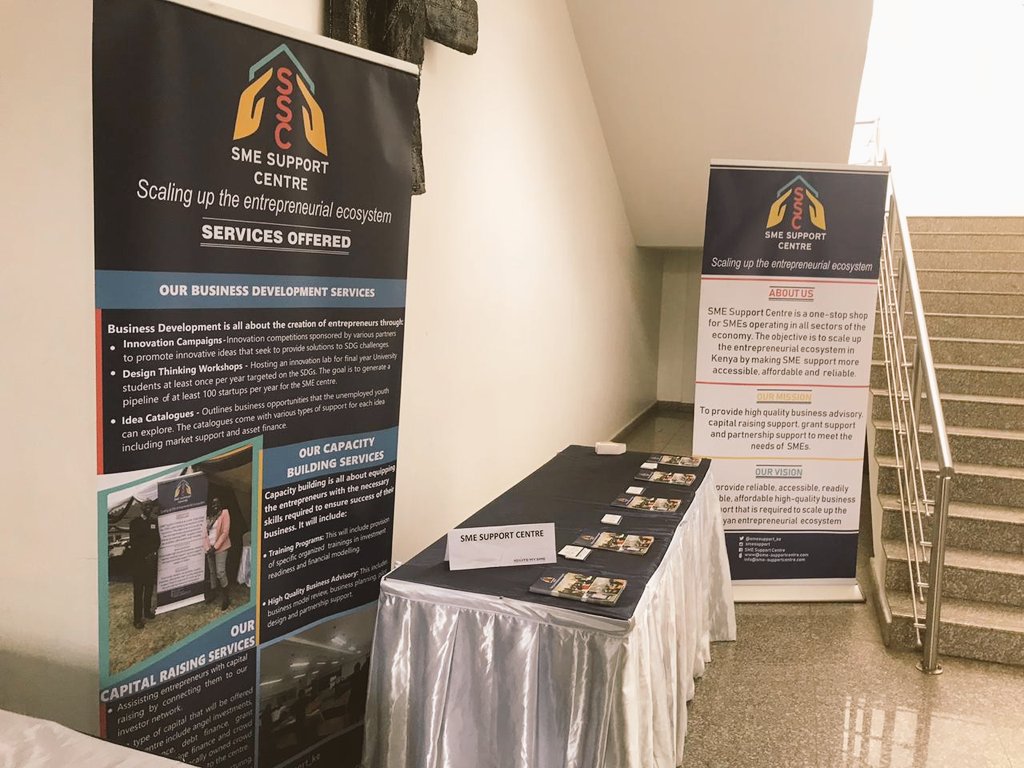 smesupport_ke's tweet photo. Our team led by our CEO @LindaAOnyango ready at the #IgniteMySME Conference where she will be speaking about investment readiness as part of growth through excellence @VickyRubadiri @StrathU @FactsAfrica1 @USAIDAfrica @Versatilepics @MEDA_KENYA https://t.co/5JIwfxfWA5