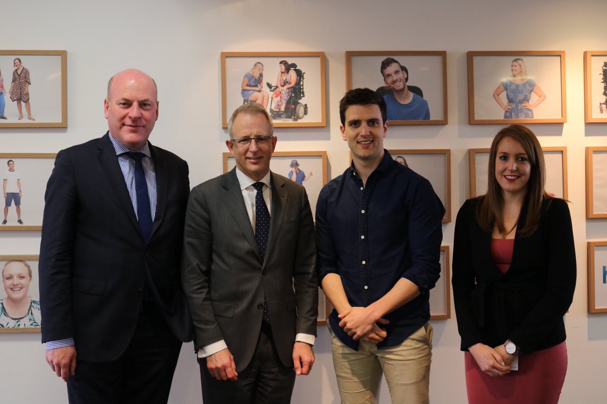 PaulFletcherMP's tweet photo. With Trent Zimmerman MP visiting @hireupaustralia in St Leonards, an innovative online service connecting people with disability and support workers - it’s a great fit with @NDIS https://t.co/Y3WXPNSebl