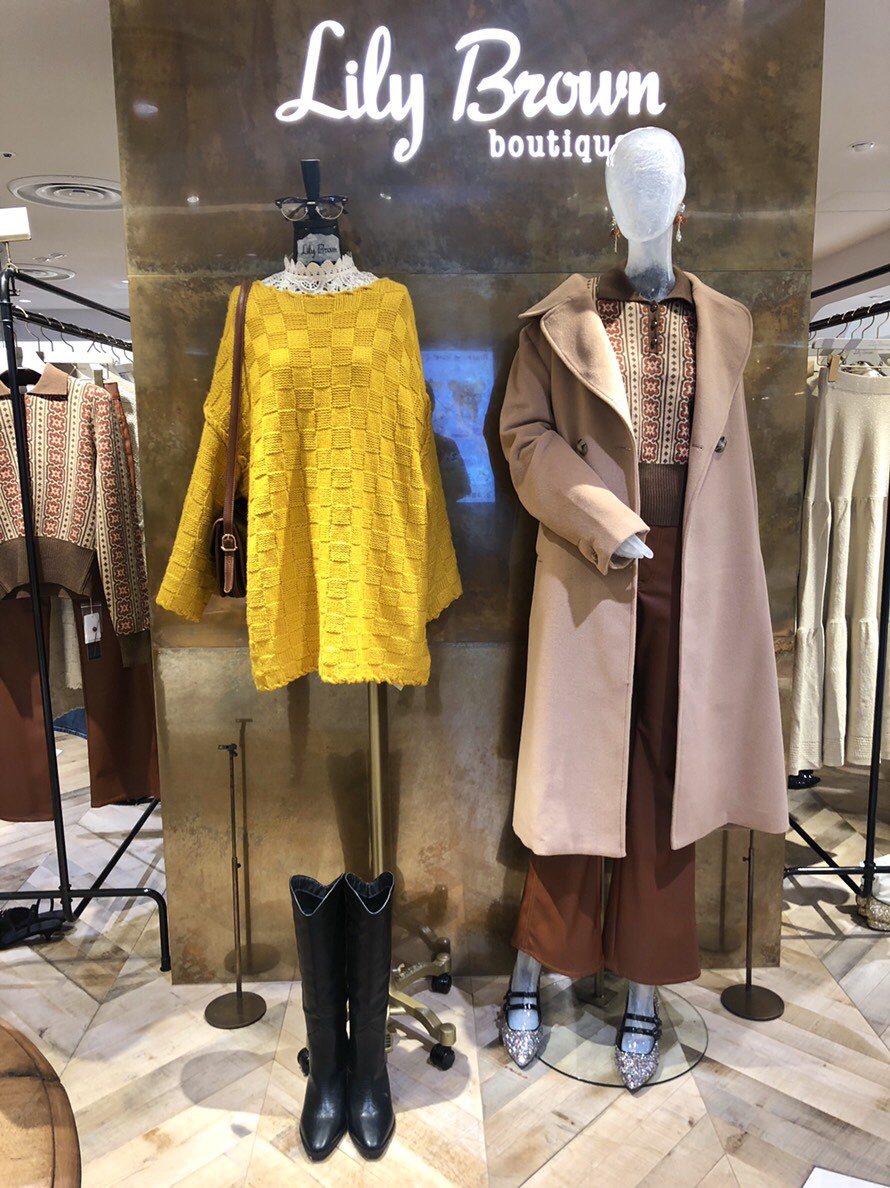福岡parco 福岡パルコ Sur Twitter 本館 2階 リリーブラウン Lilybrown 人気新作アイテム多数入荷しております これからの時期から春先までお使い頂けるものご用意しております ぜひ店頭にお立ち寄り下さいませ