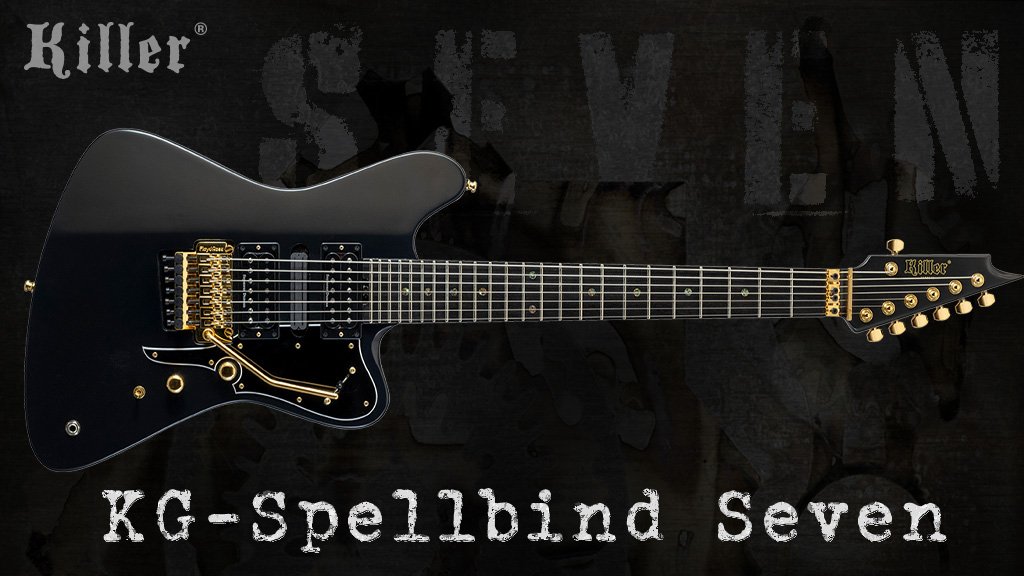KG-Spellbind Seven スペルバインドの7弦モデル、新製品です。 ルーク