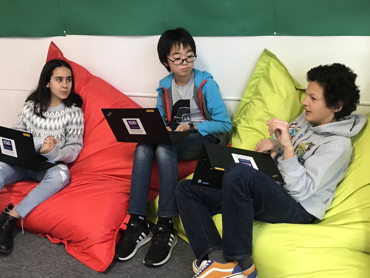 MsEmilySchafer's tweet photo. Kicking off a new unit! Ss share personal stories connected to theme and try to predict the plot line of Freak the Mighty. #prereading #mslearns @ISB_MS https://t.co/6SrOlvNDvE