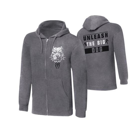 WWE Roman Reigns Unleash The Big Dog Full Zip Hoodie Sweatshirt