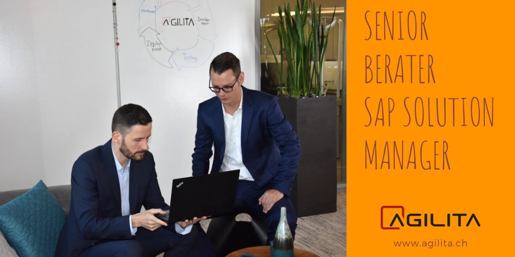 Sie in Deinem Element als Senior Berater SAP Solution Manager. Profitiere von einer innovativen Umgebung und einem coolen Team. #SAP #SAPjob #SeniorBerater #SolutionManager #deinelement #AGILITA
agilita.ch/senior-berater…
