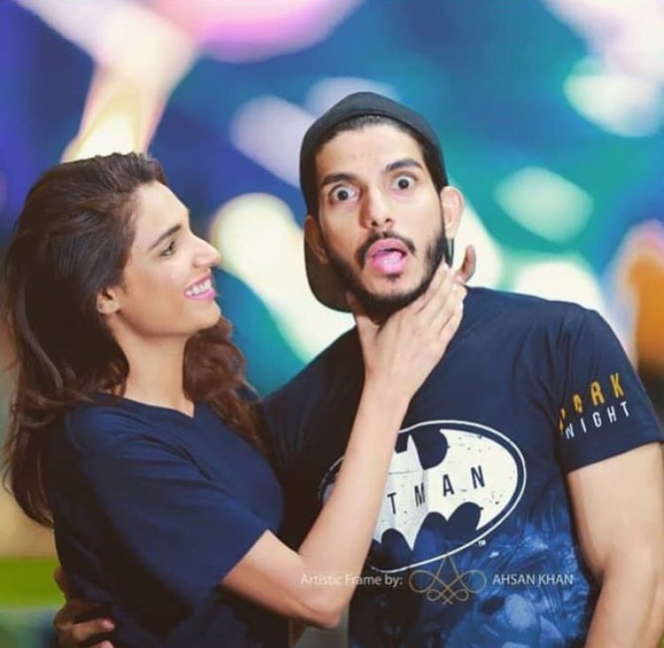 Baajithefilm's tweet photo. Amna Ilyas and Mohsin Haider abbas all set to create mischief and magic with Baaji  
#baajithefilm #saqibmalik #meerajee #amnailyas #osmankhalidbutt #mohsinhaiderabbas #alikazmi https://t.co/Rjf7R2KVSU
