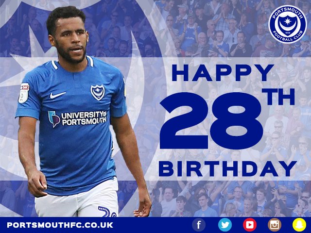 Pompey's tweet photo. 🎉🎂 Today we wish a very happy 28th birthday to #Pompey defender Nathan Thompson! 🎊🎁

Card in the post from any particular ex-Oxford midfielders, Thommo? 😏 https://t.co/Qirowuh09f