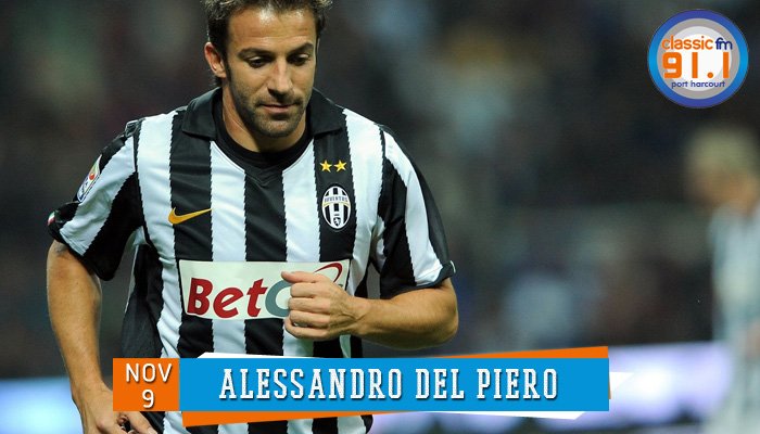 Happy birthday to former Italy football international and Juventus striker, Alessandro Del Piero. 