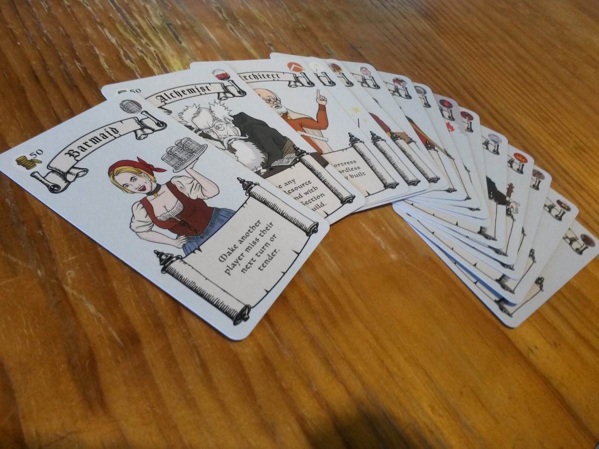 lupus_games's tweet photo. Couldn't resist, just had to open a copy and play. It almost feels like it is ready but we'll be doing lots and lots more #playtesting and fine tuning. A bit scared of kickstarting it anyway... I love it already, though. "Botched Up!" #indiegamedev #gamedev #cardgames #botchedup https://t.co/5U1LiVBe3T