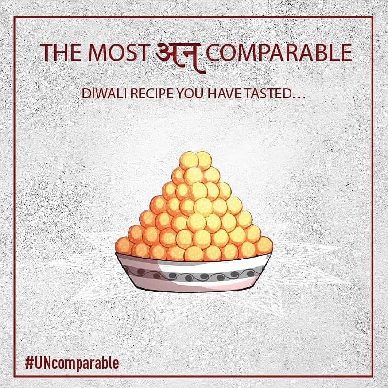 RegencyAnantam's tweet photo. Diwali is a festival of light &amp; delicious food. With so many mouth watering recipes, there is 1 that is truly UNcomparable.
Comment below the most UNcomparable Diwali recipe.
Participate in an UNcomparable contest &amp; the best 3 comments will stand a chance to win a gift voucher. https://t.co/NBEMpg9B59