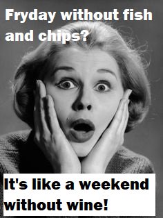 #Fryday without #fishandchips? You cannot be serious! Open 11.30am-1.30pm &amp; 4.15pm-8pm if you need us. Or ring 01924 280278 to book a collection or a free delivery (minm spend £6) to #Ossett or #Horbury on #mushypeaday!