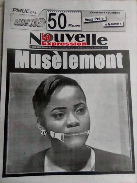MutationsOnline's tweet photo. L'affaire #MimiMefo vue par la presse ce vendredi 08 novembre. 
#FreeMimiMefo 
#PressFreedom 
#JournalismIsNotACrime 
#JournalistsNotTerrorists https://t.co/C2lPimC7Ri