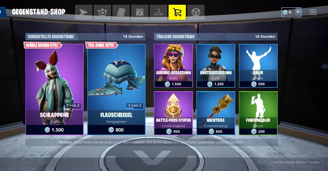 FortniteNews96's tweet photo. New Shop! 

You like it? 
#Fortnite #FortniteTwitchCon #fortniteshop #Fortniteleak https://t.co/ueAgRTbLxU