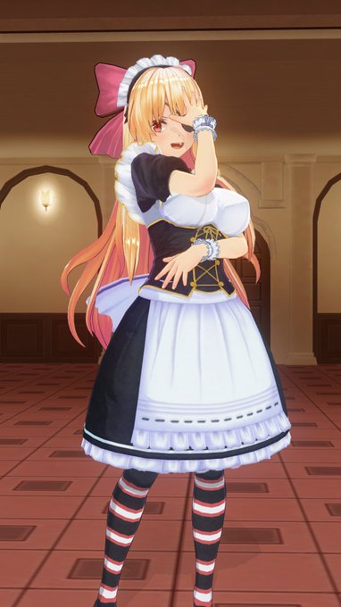 大っきいリボンや眼帯が追加されて益々アイビーちゃんの再現度あがって楽しい!
なんかもう色々服着せ替えてポーズとらせてるだけで眼福すぎる…
#カスタムキャスト 