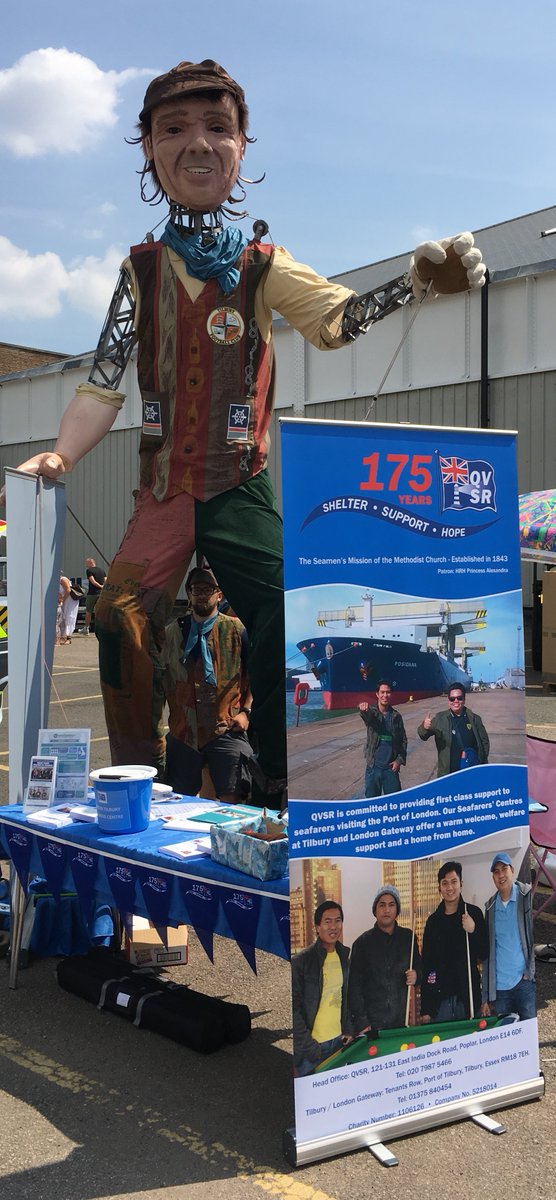 <a href="/lordmayors_show/">Lord Mayor's Show</a> tomorrow!! <a href="/QVSR1/">QVSR</a> is no.104 in the parade which will be headed up by a 12ft seafarer puppet courtesy of <a href="/forthports/">Forth Ports</a> Port of Tilbury followed by around 40 representatives of QVSR making up a flotilla of ships marking our #175year history. Looking forward to it!!