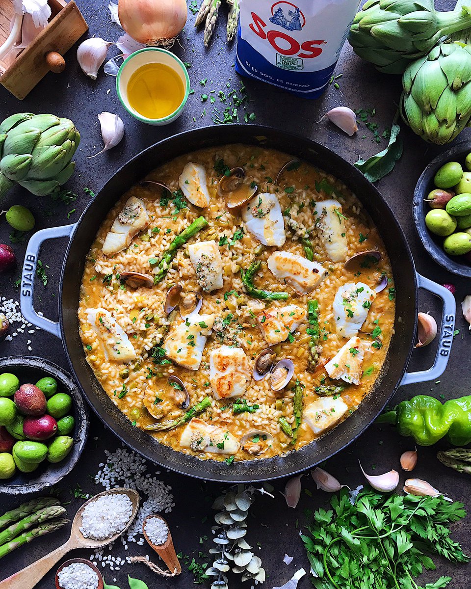 lauraponts's tweet photo. Disfrutando con los mios de un delicioso arroz de bacalao. ¿Apetece verdad? Y es que en casa nunca falla @ArrozSOS ♥️ https://t.co/xvz9R0250S