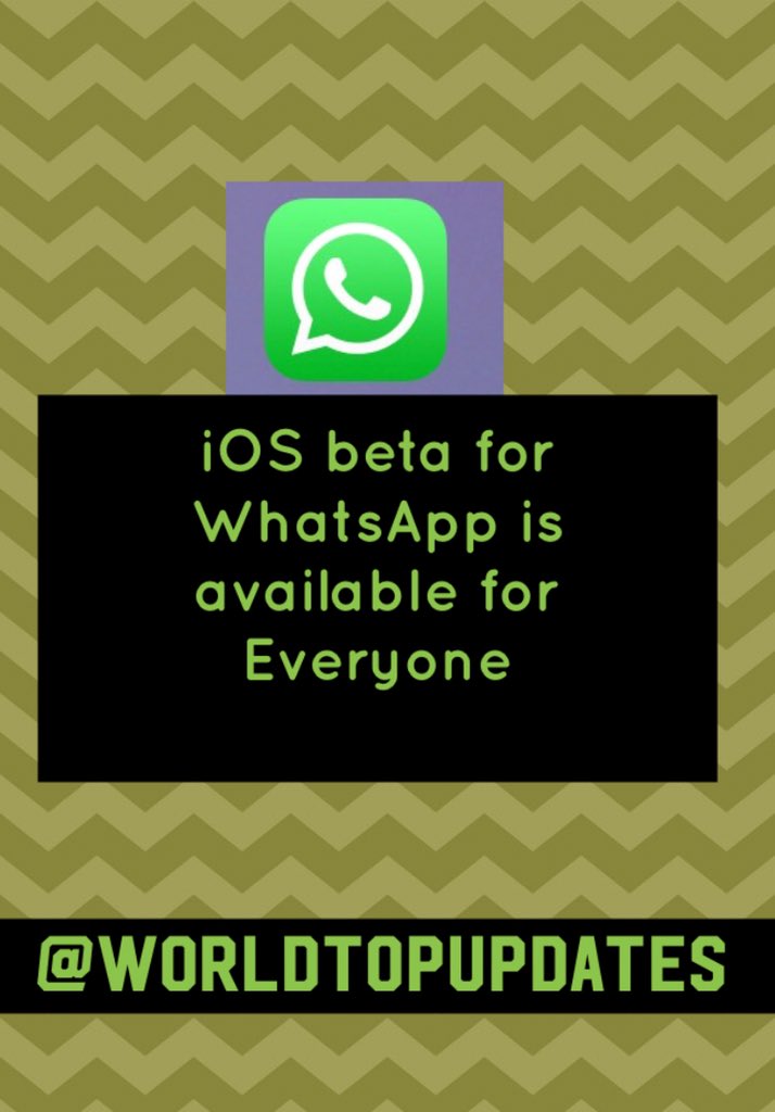 worldtopupdates's tweet photo. WhatsApp’s iOS beta version is now public
But before that you will have to download TestFlight to install the beta app
For getting more amazing updated like this stay with us : “WORLD TOP UPDATES "👇🏻
https://t.co/q6ymzLOjOb
Stay updated!
#WhatsApp #blogpost #iosbeta #betareaders https://t.co/vvKsEc2KDO