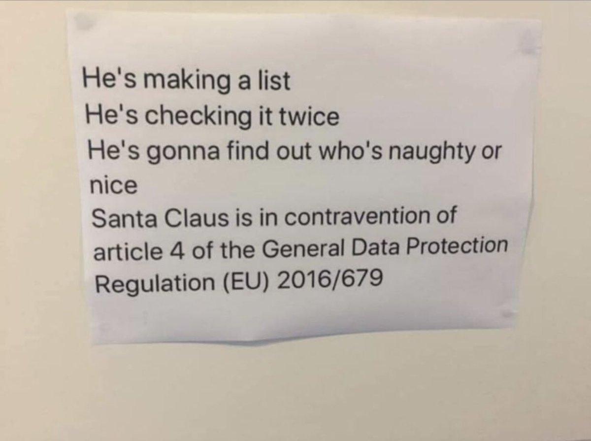 #FridayFunDay #GDPR
