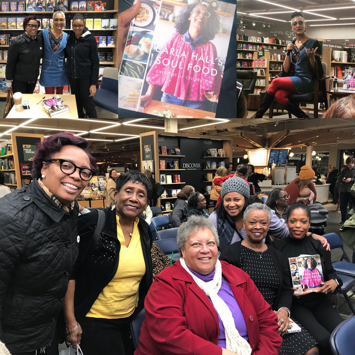 CyndiTurnquest's tweet photo. Members of Delta Sigma Theta Sorority Incorporated Westchester Alumnae Chapter enjoyed a “Cookbook Talk” with Carla Hall an American chef. #carlahall #carlahallssoulfood #carlahallssouthernkitchen #wacdst #dstwac https://t.co/SpSzM5NcS3