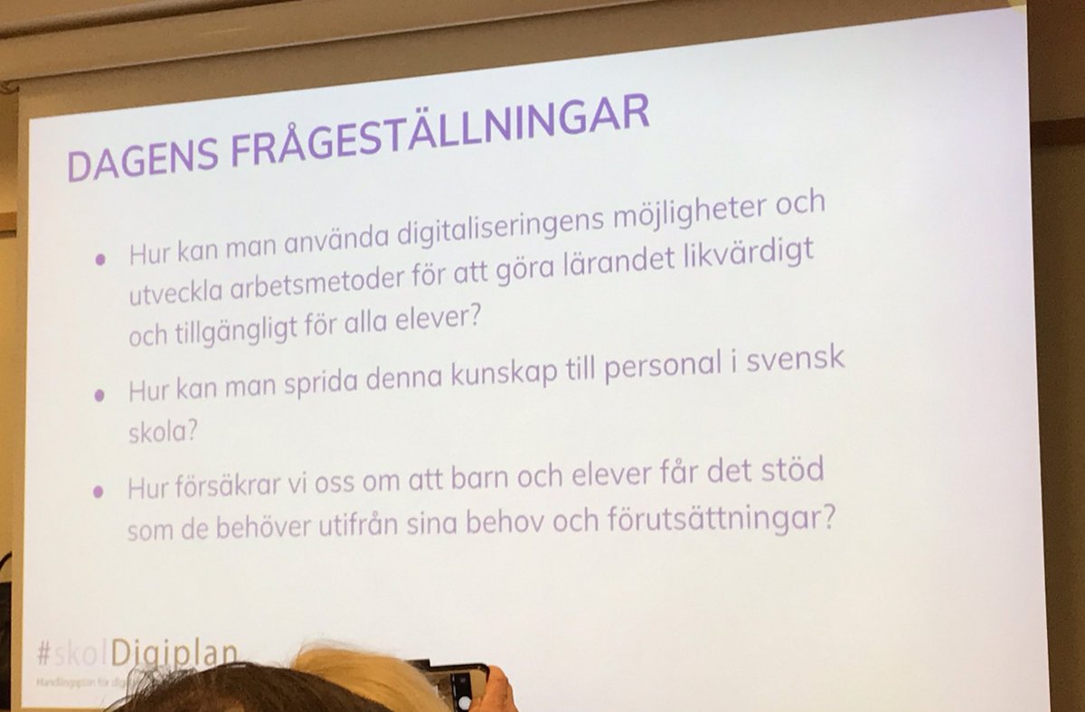 Arbetet fortsätter med #skolDigiplan .
Idag fokus på initiativ för att nå målen i strategin.
