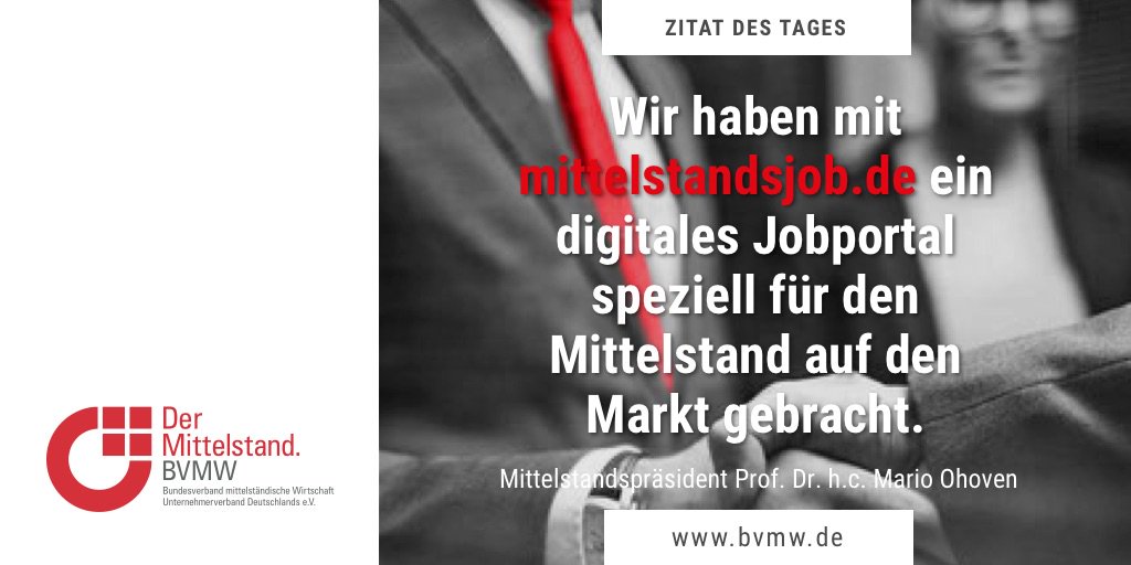 Der Mittelstand. BVMW tweet media