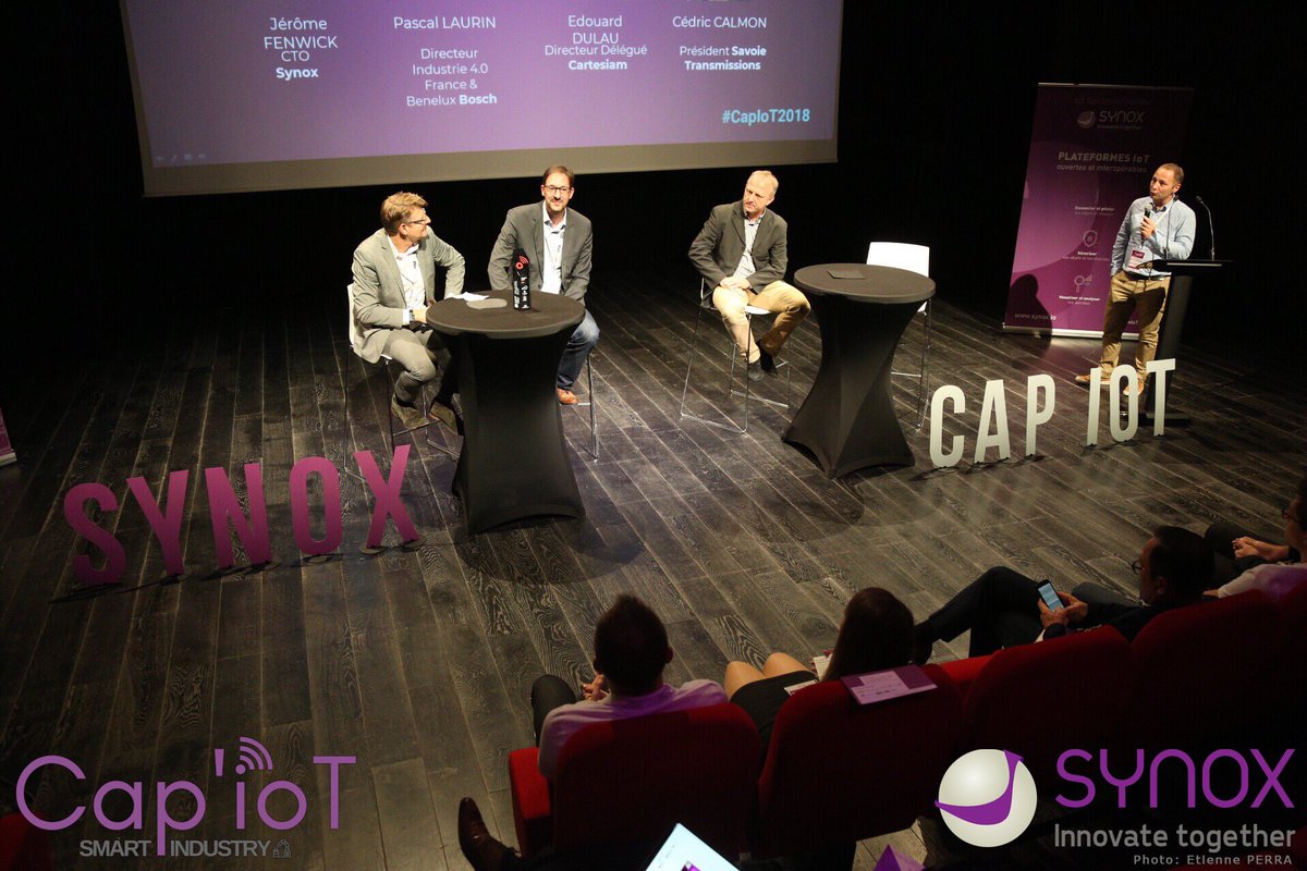 SynoxLive's tweet photo. #CapIoT2018 [Table Ronde 1] La production - Comment l'IoT permet-il de tendre vers l'excellence opérationnelle ? Comment aide-t-il à maintenir et améliorer l'outil de production ? avec @pierrearboireau @CartesiamFrance @PascalLaurin1 @FenwickJerome https://t.co/ByK614gSlW