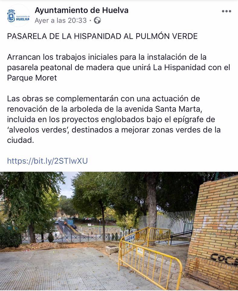 ¡¡La obra estrella de <a href="/GabrielCruzSt/">Gabriel Cruz</a> comienza!!
¡¡No importa que la barriada de la Hispanidad este abandonada!!
¡¡No importa que el Parque Moret se encuentre destrozado, sin luz...!!
¡¡Nada importa!!