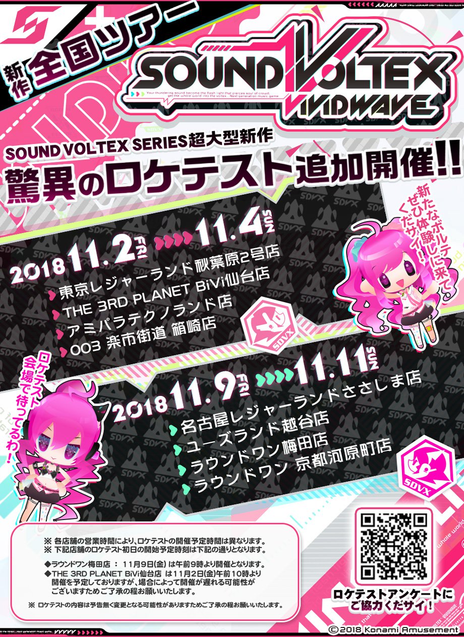 アーケードゲームB1ポスター額入り SOUND VOLTEX vividwave SOUND VOLTEX VIVID WAVE 店舗用 B1ポスター ボルテ
