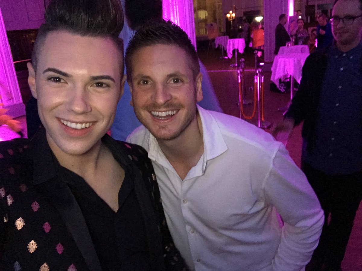 Wee snap from @gaytimesmag Honours last night! @ryantatkin