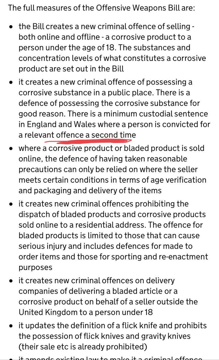 Home Office on Twitter "The Offensive Weapons Bill will make it harder