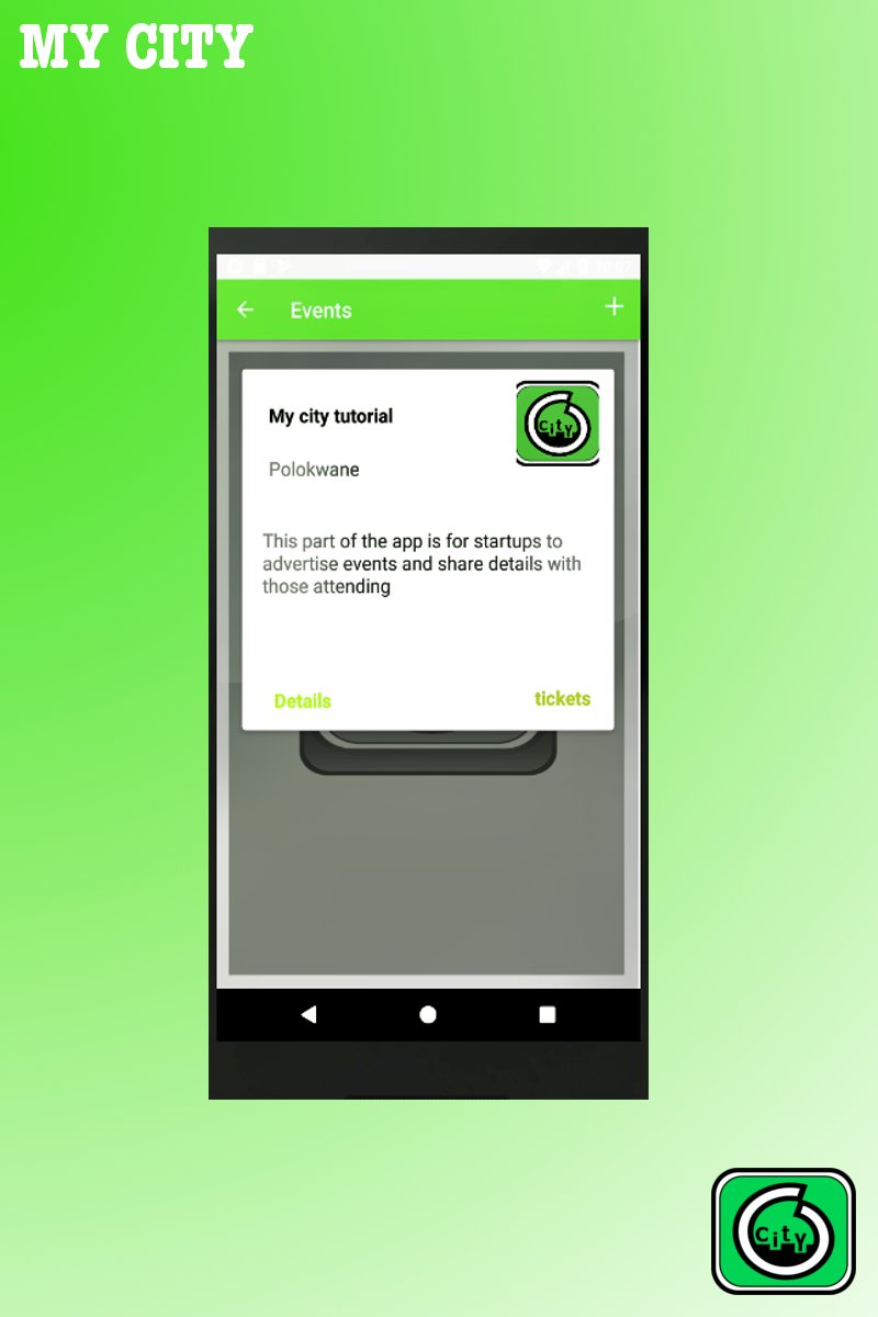 MyCity_Code's tweet image. Share your own events and find out more about our startUp meetup sessions.👩🏾‍💻👨🏾‍💻  Coming January 2019😎😎    

Available on @MyCity_Code.     

Beta currently available on Playstore:play.google.com/store/apps/det… …  

A product of @code_incsa 💕