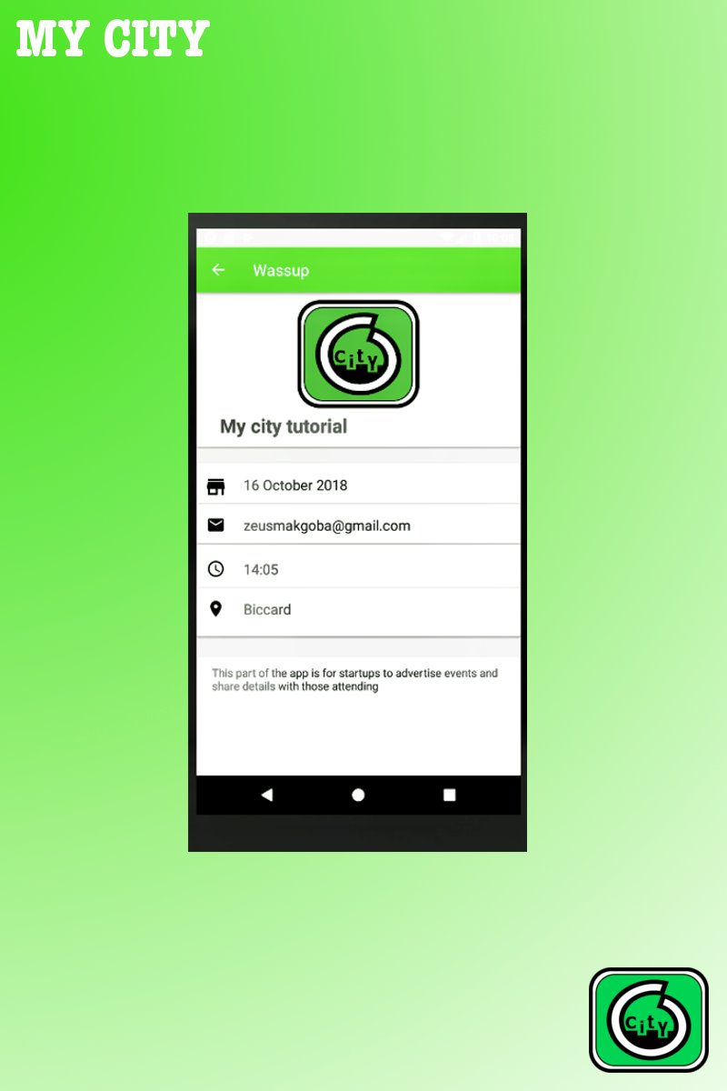 MyCity_Code's tweet image. Share your own events and find out more about our startUp meetup sessions.👩🏾‍💻👨🏾‍💻  Coming January 2019😎😎    

Available on @MyCity_Code.     

Beta currently available on Playstore:play.google.com/store/apps/det… …  

A product of @code_incsa 💕