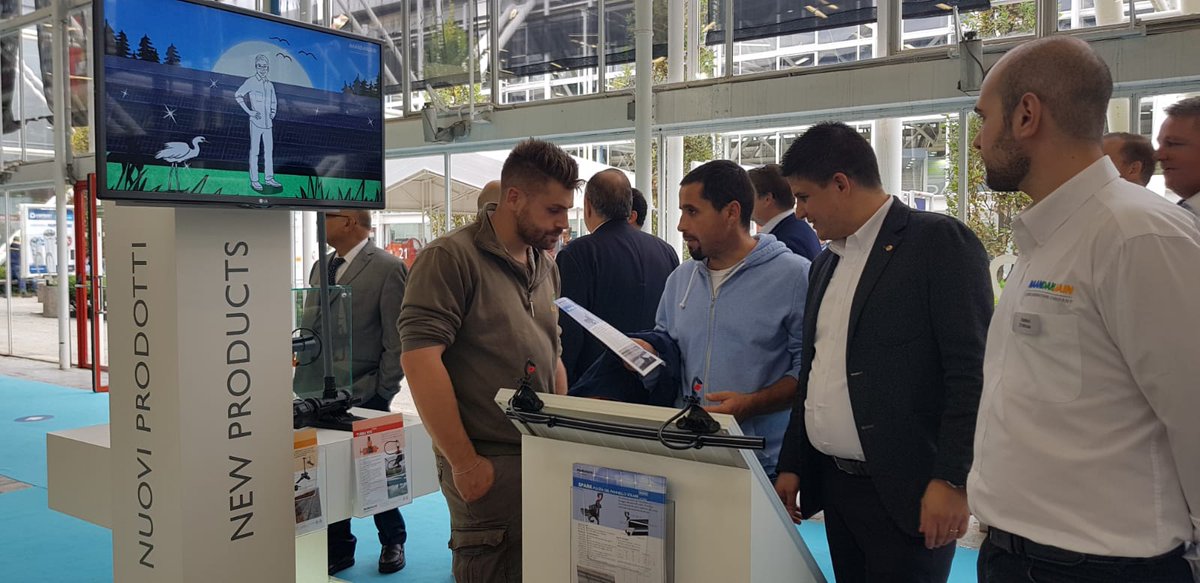 RivulisOfficial's tweet photo. Eima International is on! Are you there yet?!

NaanDanJain's booth is THE place to visit !

Come, See and Learn about our latest innovations and developments in #irrigation_solutions, #Precision_agriculture and #Solar_energy.

Our #Global_team is looking forward to see you! https://t.co/jLIbxauns7