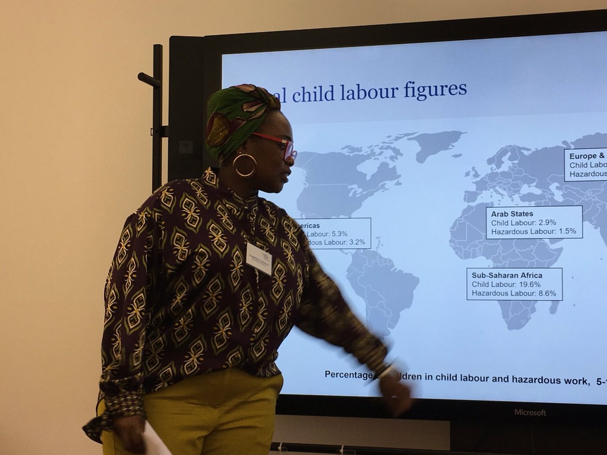 IntWIM's tweet image. Subsaharan Africa has the highest child labour in the world ⁦@A_Gatsinzi explains how we can deal with this in #artisinalmining #Ex4Dev18 #womeninmining ⁦@sbsatsurrey⁩ ⁦@UniOfSurrey⁩