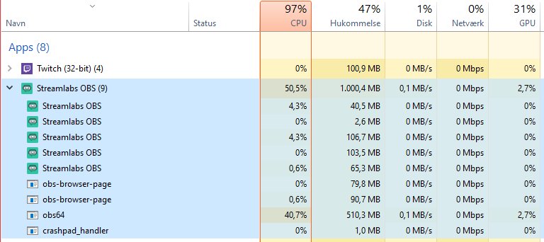 Streamlabs This Looks Like The Obs Backend Causing High Cpu Usage Could You Try Rebooting Your Computer And Check Again And Or Re Install Vc 17 T Co Tm0iia1shm If That Did Not Work