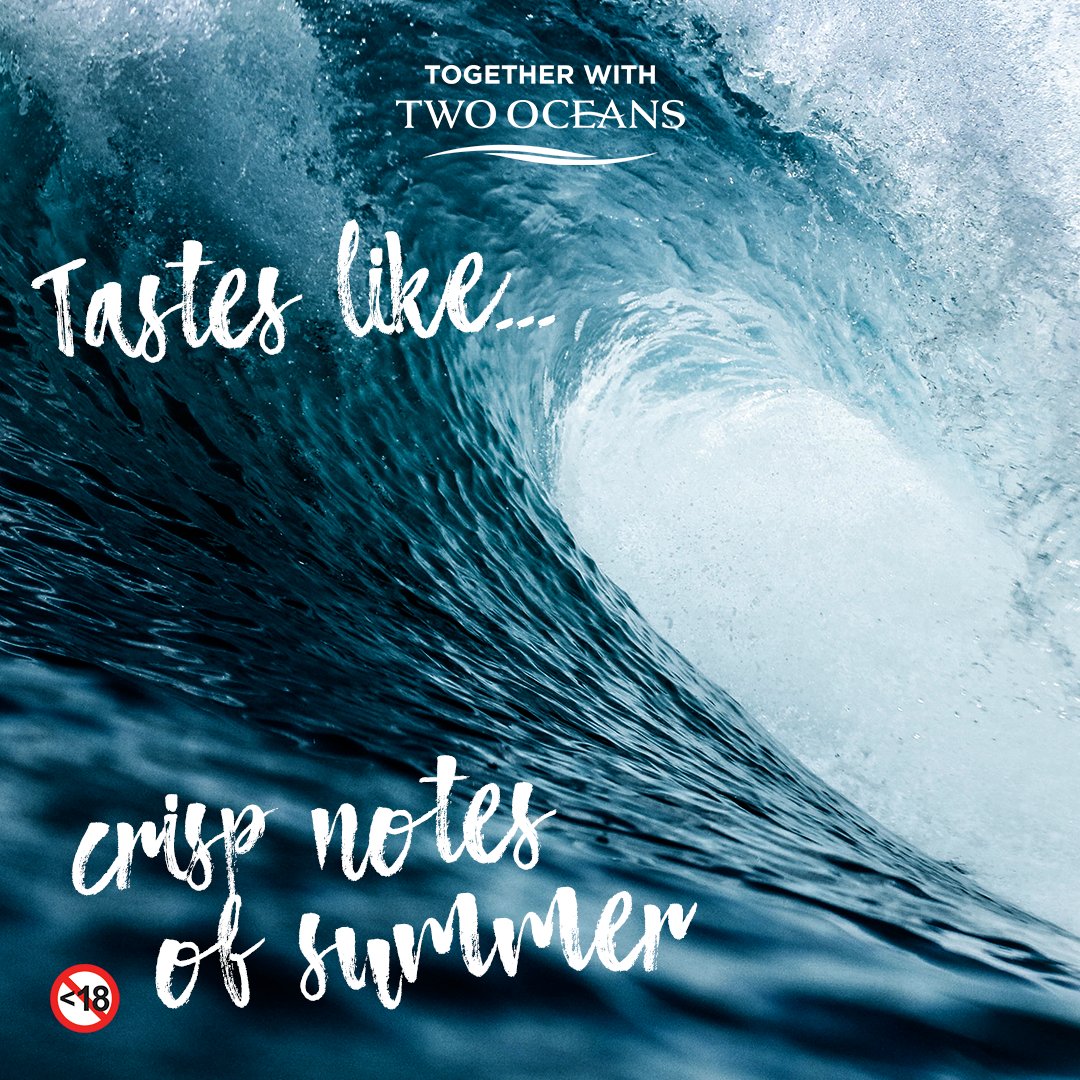 Tastes like crisp notes of summer.

#TogetherWithTwoOeans #TwoOceans #TwoOceansWine #TwoOceansWines #Summer #Wanderlust #Explore #Discover #DigitalDetox