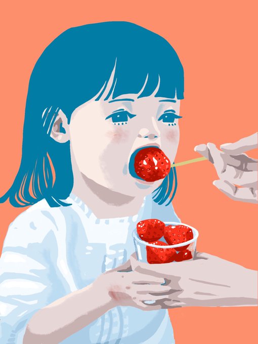 「shirt strawberry」 illustration images(Oldest)