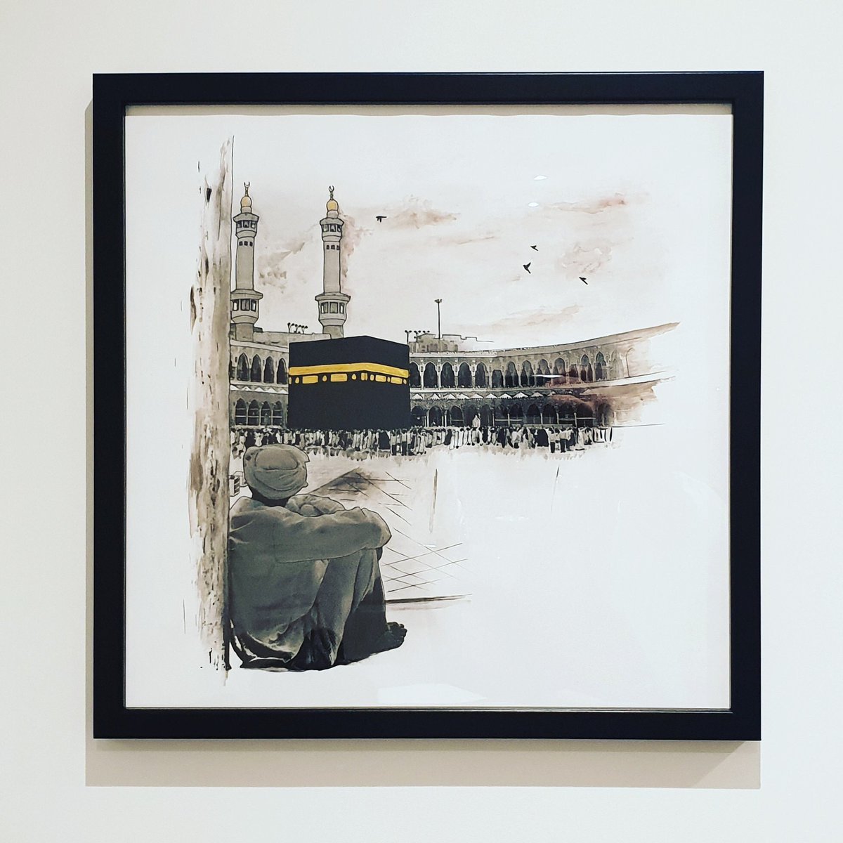 dizzle141's tweet image. ‘Contemplation’- 30x42cm, 60x60cm, 80x80cm