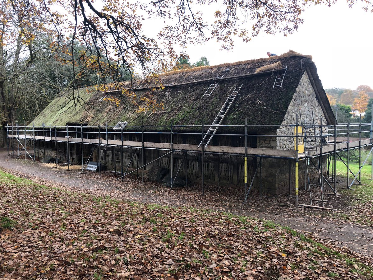 Recently completed scaffold for <a href="/StFagans_Museum/">Sain Ffagan | St Fagans</a>.
#Cardiff #Scaffolding #Wales #Heritage #StFagans #NationalMuseumWales #ThatchedRoof #RoofAccess