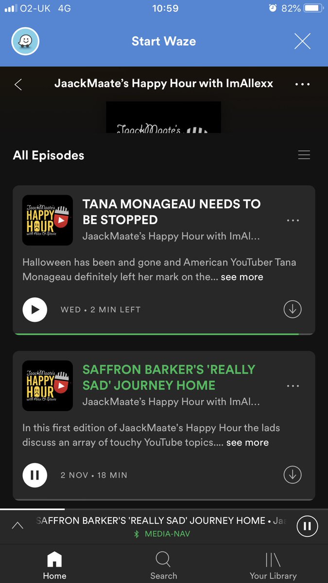 ClaretShayne's tweet photo. Loving the @Jaack podcast. Made my journeys at work much more enjoyable! We need more ive run out already!!! #jaackshappyhour https://t.co/U995wiPjqK