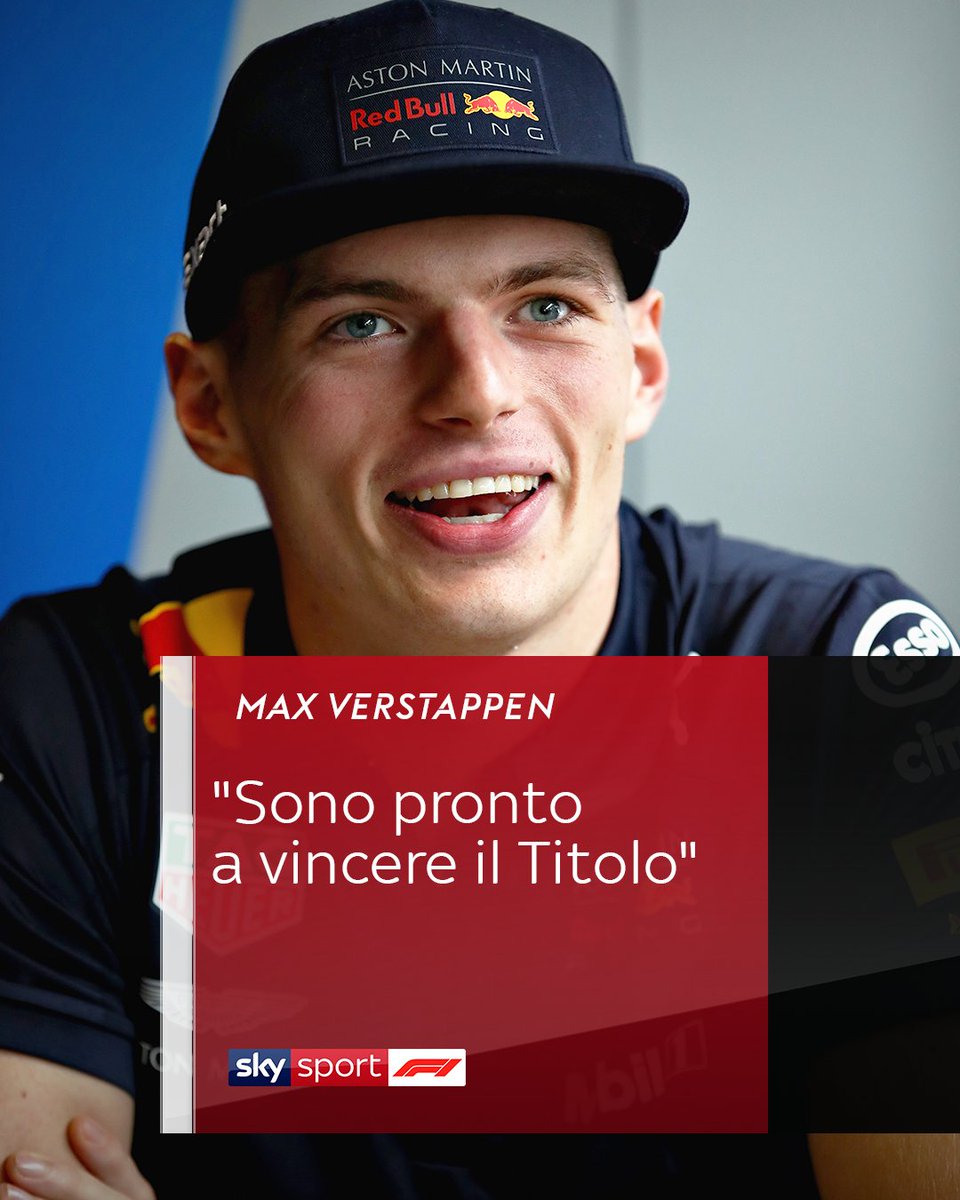 #Verstappen mette nel mirino il Mondiale 🎯🏆
➡ Le sue parole: bit.ly/Verstappen-Mon…
#SkyMotori