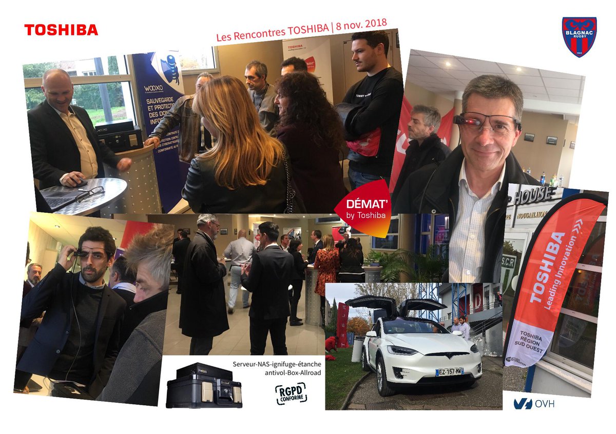 ToshibaTFIS's tweet image. [#ROADSHOW LES RENCONTRES #TOSHIBA RÉGION SUD OUEST] 🚗   

Retour en images sur la journée portes ouvertes qui s&apos;est déroulée hier à Toulouse ! 📸

#Multifonctions #TransfoNum