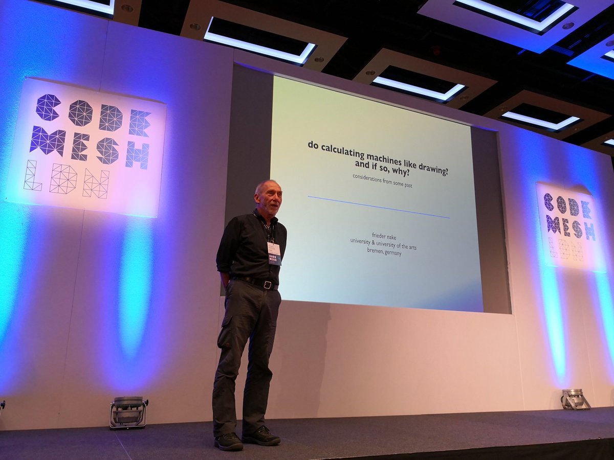 old_sound's tweet image. Do calculating machines like drawing? #codemesh