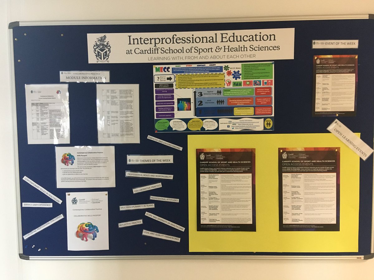 DrAmandaSquire's tweet image. A busy year of collaborative practice and IPE planned here at Cardiff Met... I can’t wait! #ipe #collaborativepractice @CardiffMetCSSHS @CardiffMetCAM @cardiffmet