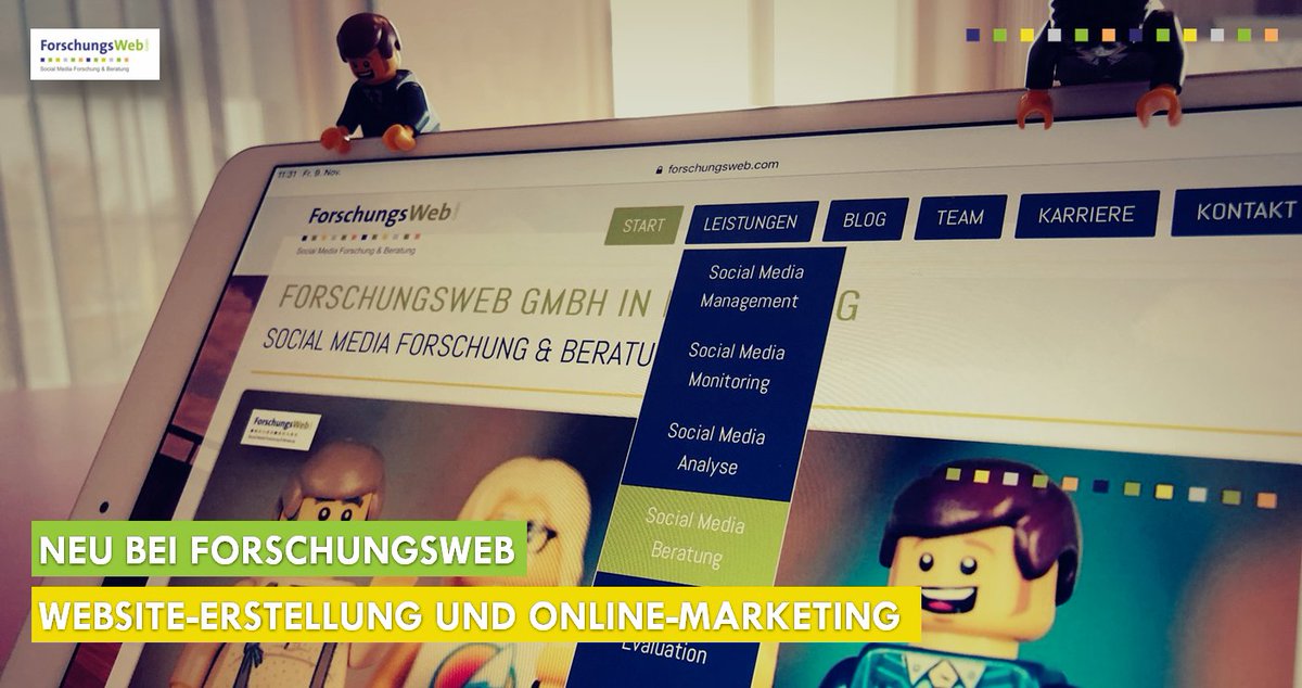 ForschungsWeb's tweet photo. Wir erweitern unser Portfolio mit Website- und Content-Erstellung sowie Online-Marketing. Alle Infos --> https://t.co/KzI0aXqnmQ https://t.co/uOwV2ytPb6