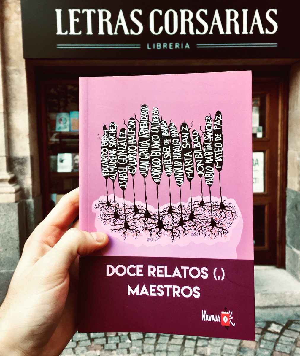 Hoy a las 20h, reunimos a cuatro escritores –#gonzalohidalgobayal, #pablomartínsánchez, #juangraciaarmendáriz y #mateodepaz– con sus editores del libro #docerelatosmaestros y responsables de @navajasuiza_ed