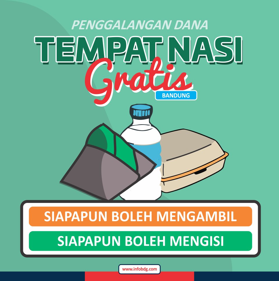 Mari ikut berdonasi bersama teman-teman <a href="/infobdg/">BANDUNG ᮘᮔ᮪ᮓᮥᮀ</a> untuk Aksi Tempat Nasi Gratis (TNG) di Bandung.

Bisa langsung berkunjung ke link dibawah ini :

bit.ly/2PjkyGg

#infoBDG