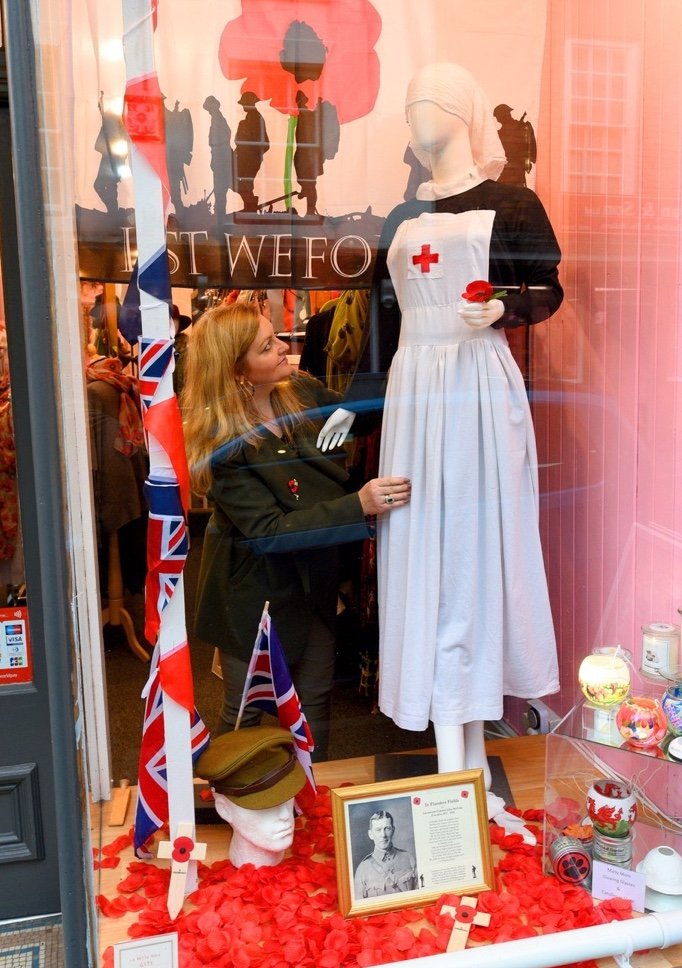 Much Wenlock remembers those who have lost their lives in war time.