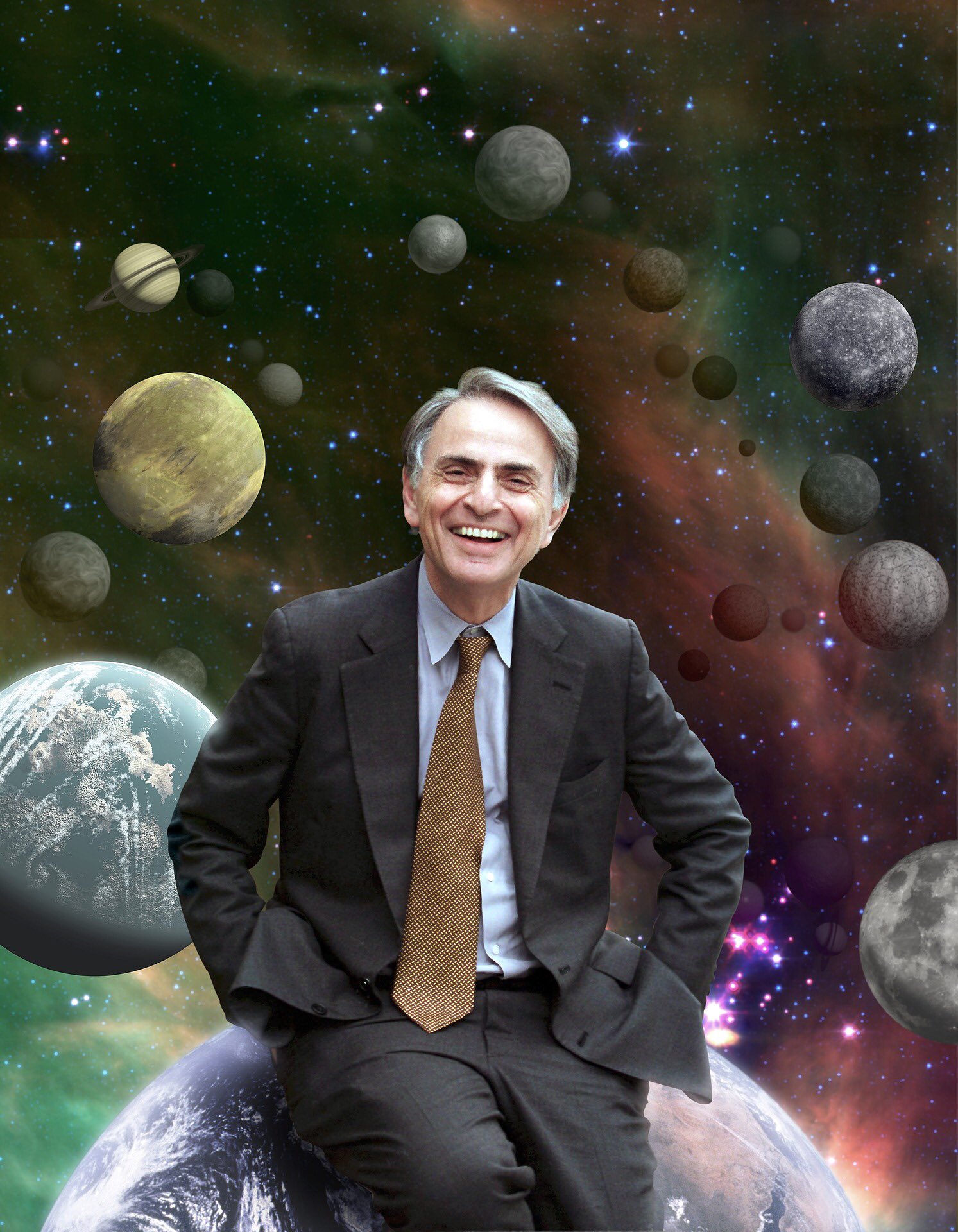 Happy Birthday, Carl Sagan! It pays to keep an open mind, but not so open your brains fall out.  
