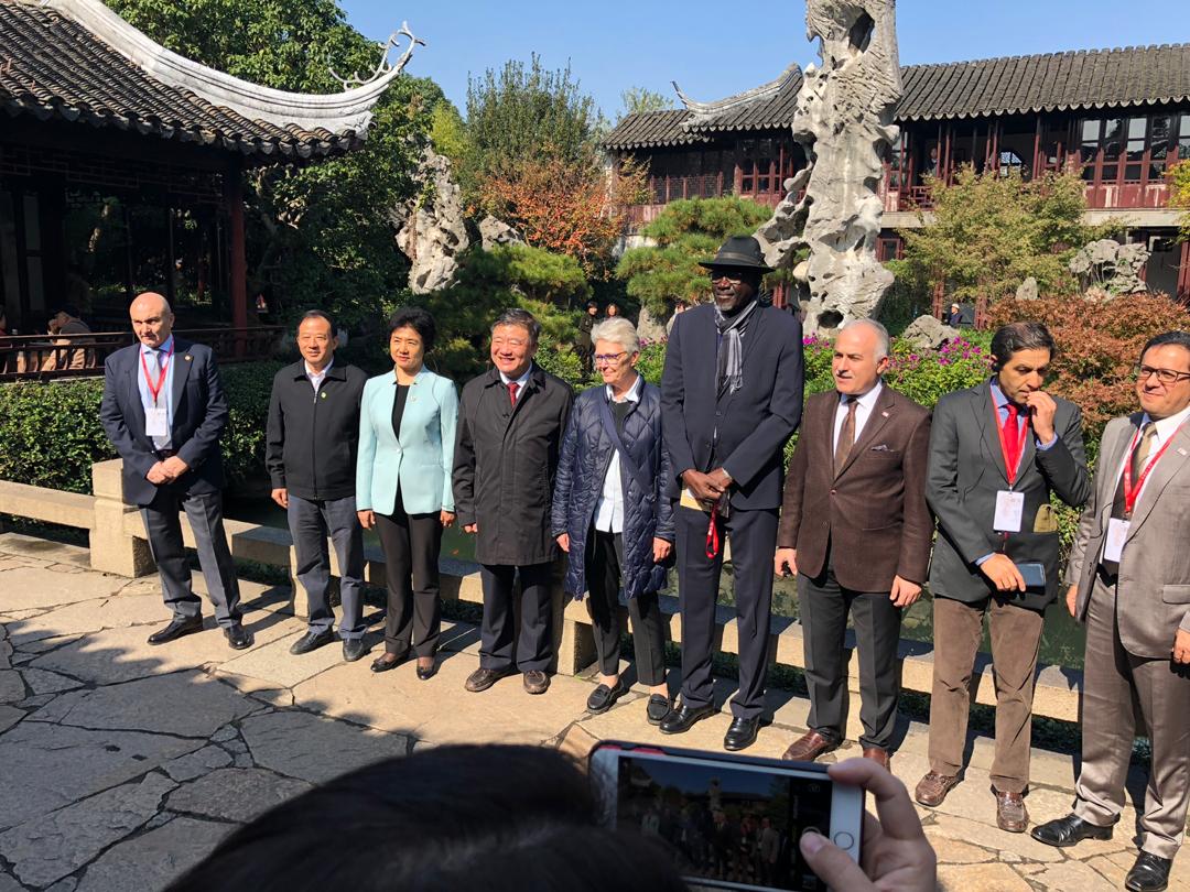 SYRedCrescent's tweet image. #News: From #Soochow in #China 🇨🇳 Eng. Khaled Hboubati President of @SYRedCrescent and the delegation accompanying him participate in &quot;Seminar on International  Humanitarian Exchanges and Cooperation&quot;.