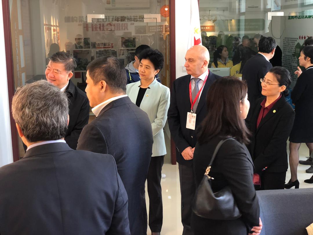 SYRedCrescent's tweet image. #News: From #Soochow in #China 🇨🇳 Eng. Khaled Hboubati President of @SYRedCrescent and the delegation accompanying him participate in &quot;Seminar on International  Humanitarian Exchanges and Cooperation&quot;.