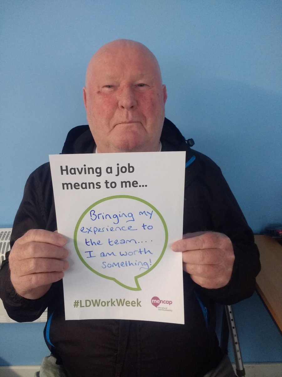 EdenFutures's tweet image. Alan tells us why having a job is important to him 💭. #LDWorkWeek @mencap_charity